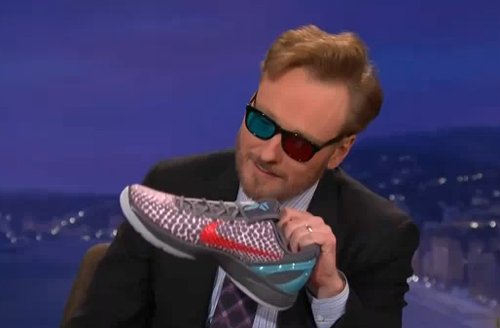 Kobe Bryant appears on the Conan O'Brien Show with the Kobe 6 3d and a view of his upcoming movie. Kobe Bryant visited Conan's new TBS spot on Tuesday night 